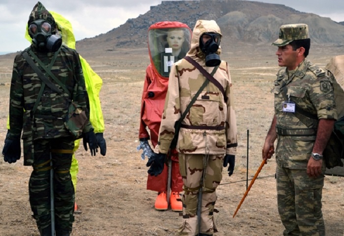 La préparation au combat des troupes chimiques azerbaïdjanaises téstées - PHOTOS